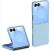 Защитный чехол Deexe Satin Case для Samsung Galaxy Flip 8 - Baby Blue