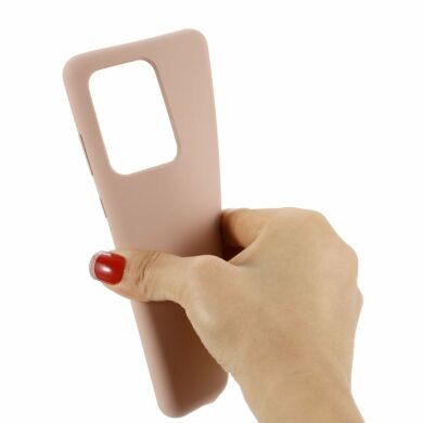 Захисний чохол Deexe Silicone Case для Samsung Galaxy S20 Ultra (G988) - Pink