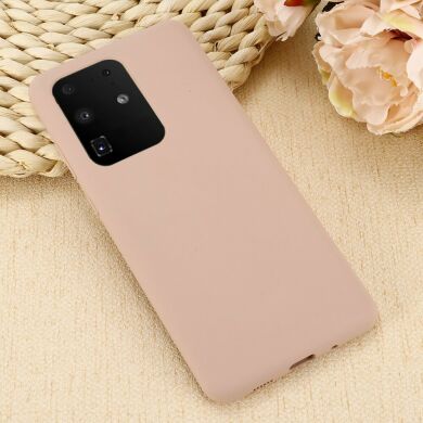 Захисний чохол Deexe Silicone Case для Samsung Galaxy S20 Ultra (G988) - Pink