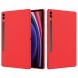 Защитный чехол Deexe Silicone Shell для Samsung Galaxy Tab S9 Plus / S9 FE Plus (X810/816/610/616) - Red. Фото 1 из 8
