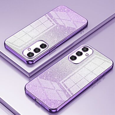 Защитный чехол Deexe Sparkles Cover для Samsung Galaxy S24 Plus - Purple