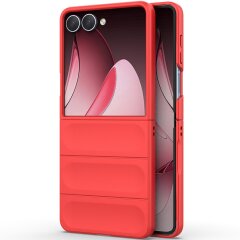 Защитный чехол Deexe Terra Case (FF) для Samsung Galaxy Flip 7 - Red