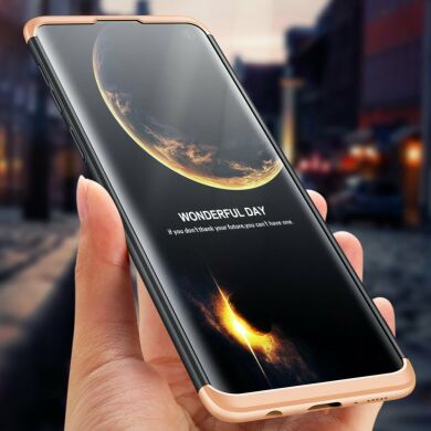 Защитный чехол GKK Double Dip Case для Samsung Galaxy S10e (G970) - Black / Gold