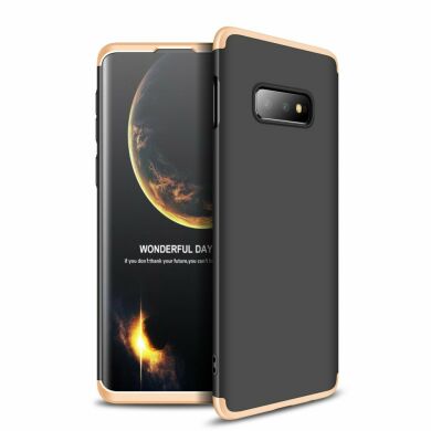 Захисний чохол GKK Double Dip Case для Samsung Galaxy S10e (G970), Black / Gold