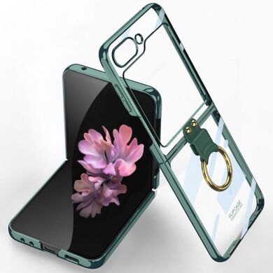 Защитный чехол GKK Elegant Case для Samsung Galaxy Flip 6 - Midnight Green