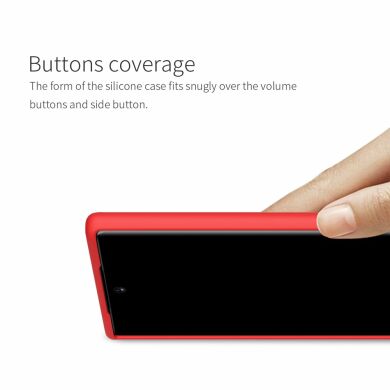 Защитный чехол NILLKIN Flex Pure Series для Samsung Galaxy Note 10+ (N975) - Red