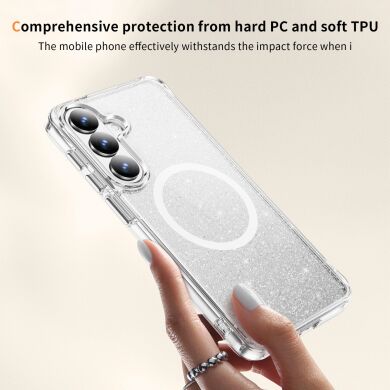 Защитный чехол Reframe Glitter Magnetic Case для Samsung Galaxy S26 (S942) - Black