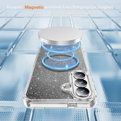 Защитный чехол Reframe Glitter Magnetic Case для Samsung Galaxy S26 (S942) - Black