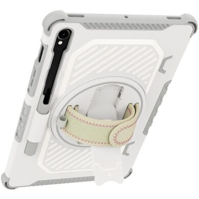 Защитный чехол Reframe Kickstand Strap для Samsung Galaxy Tab S7 / S8 / S9 / S9 FE (T870/T875/X700/X706/X710/X716/X510) - Grey