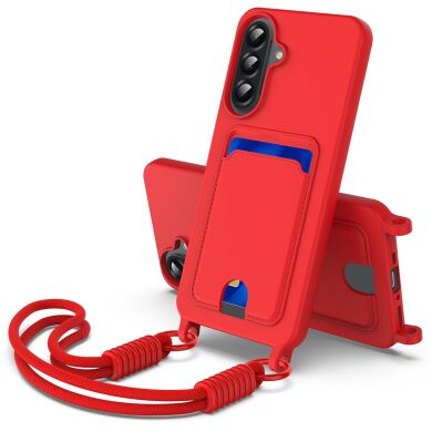 Защитный чехол Reframe Silicone Holder для Samsung Galaxy A27 (A276) - Red
