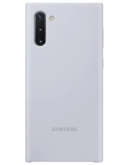 Захисний чохол Silicone Cover для Samsung Galaxy Note 10 (N970) EF-PN970TSEGRU - Silver