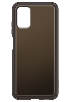 Защитный чехол Soft Clear Cover для Samsung Galaxy A03s (A037) EF-QA037TBEGRU - Black