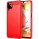 Защитный чехол UniCase Carbon для Samsung Galaxy A12 (A125) / A12 Nacho (A127) - Red. Фото 1 из 10