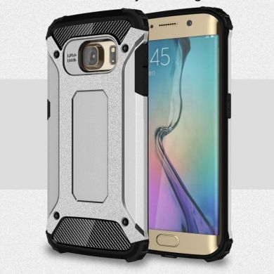 Защитный чехол UniCase Rugged Guard для Samsung Galaxy S6 edge (G925) - Silver