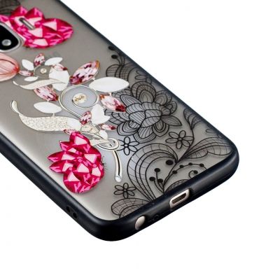 Защитный чехол UniCase Shiny Flowers для Samsung Galaxy J2 Core (J260) - Vivid Flower