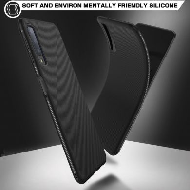 Защитный чехол UniCase Twill Soft для Samsung Galaxy A7 2018 (A750) - Black