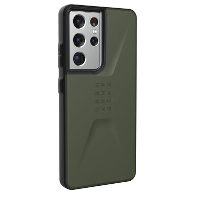 Защитный чехол URBAN ARMOR GEAR (UAG) Civilian для Samsung Galaxy S21 Ultra (G998) - Olive