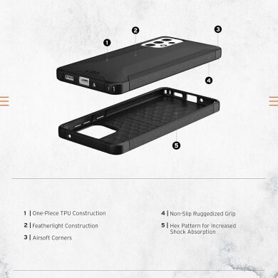 Защитный чехол URBAN ARMOR GEAR (UAG) Scout для Samsung Galaxy A33 (A336) 214000114040 - Black