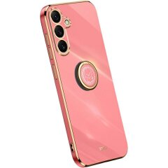 Защитный чехол XINLI Porcelain Magnetic для Samsung Galaxy S25 FE (S731) - Red