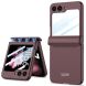 Защитный чехол GKK Magnetic Fold для Samsung Galaxy Flip 6 - Wine Red. Фото 1 из 9