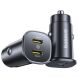 Автомобильное зарядное устройство Baseus GoTrip DP1 (2Type-C) 30W (C00072300123-01) - Black. Фото 4 из 18