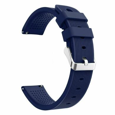Ремінець UniCase Soft Texture для годинників з шириною кріплення 20 мм - Dark Blue