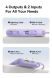 Зовнішній акумулятор Baseus QPow 3 45W (10000mAh) + кабель Type-C + Lightning (E0028C01) - White
