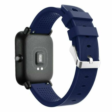Ремінець UniCase Soft Texture для годинників з шириною кріплення 20 мм - Dark Blue