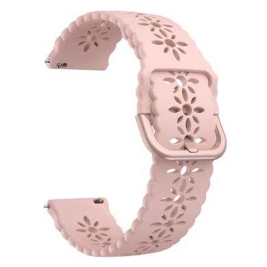 Ремешок Deexe Blossom Strap для Samsung Galaxy Watch 5 (40/44mm) / 5 Pro (45mm) - Pink
