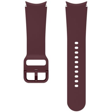 Оригинальный ремешок Sport Band (Size S/M) для Samsung Galaxy Watch 4 / 4 Classic / 5 / 5 Pro / 6 / 6 Classic (ET-SFR86SEEGWW) - Burgundy