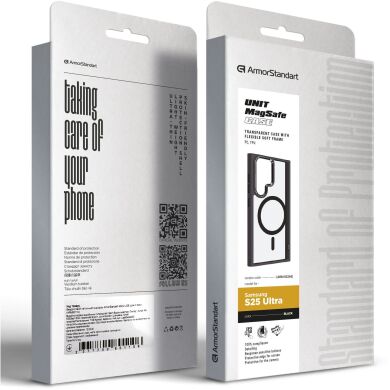 Захисний чохол ArmorStandart Unit MagSafe для Samsung Galaxy S25 Ultra (S938) - Black
