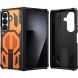 Защитный чехол Deexe Tank Stand для Samsung Galaxy Fold 8 Ultra / Fold 7 - Orange. Фото 2 из 10