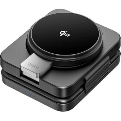 Беспроводное зарядное устройство WIWU Wi-W028 QI2 3 in 1 (15W) - Black