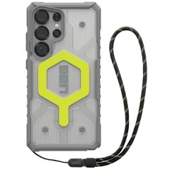 Захисний чохол URBAN ARMOR GEAR (UAG) Pathfinder Clear MagSafe для Samsung Galaxy S25 Ultra (S938) 2144831BV01 - Active Neon Lanyard