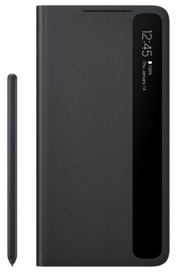 Чохол-книжка Clear View Cover with S Pen для Samsung Galaxy S21 Ultra (G998) EF-ZG99PCBEGRU - Black