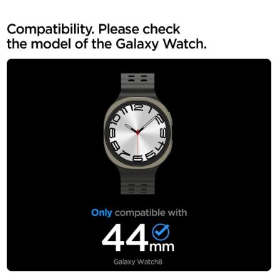 Защитный чехол Spigen (SGP) Bezel Tune Pro для Samsung Galaxy Watch 8 (44mm) ACS10010 - Black