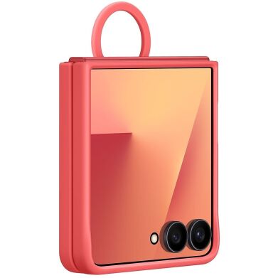 Защитный чехол Ring Case (Silicone) для Samsung Galaxy Flip 7 (EF-PF766TREGUA) - Red