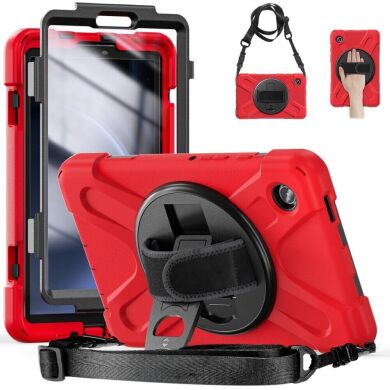 Защитный чехол Deexe Shockproof Case для Samsung Galaxy Tab A9 (X110/115) - Red