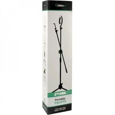 Штатив із кільцевою лампою Gelius Pro Portable Tripod Kit LED Stork (GP-PT-002) - Black