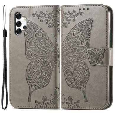 Чехол UniCase Butterfly Pattern для Samsung Galaxy A73 (A736) - Grey