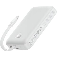 Зовнішній акумулятор Baseus Magnetic Mini 30W (10000mAh) P1002210B223-00 - White