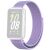 Ремешок Deexe Nylon Loop для Samsung Galaxy Fit 3 - Purple