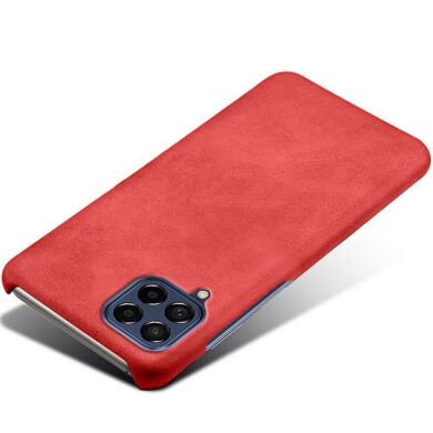 Защитный чехол Deexe Leather Back Cover для Samsung Galaxy M53 (M536) - Red