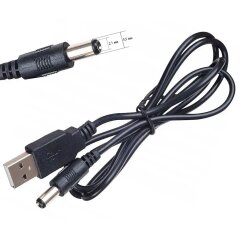 Кабель ArmorStandart USB to DC 5.5x2.1 мм (5V, 1m) - Black