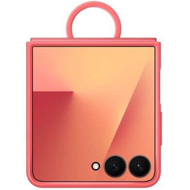 Защитный чехол Ring Case (Silicone) для Samsung Galaxy Flip 7 (EF-PF766TREGUA) - Red