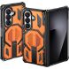 Защитный чехол Deexe Tank Stand для Samsung Galaxy Fold 8 Ultra / Fold 7 - Orange. Фото 3 из 10