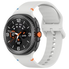 Ремешок ArmorStandart Soft Silicone (S/M) для Samsung Galaxy Watch 8 (40/44mm) / 8 Classic - Light Grey