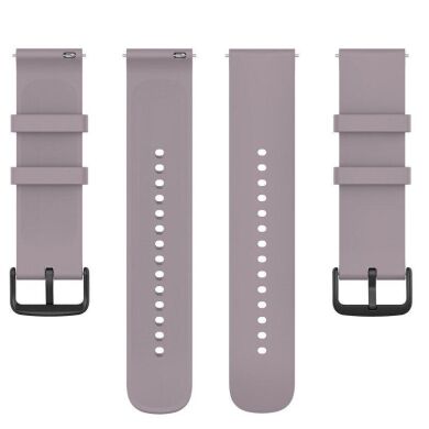 Ремінець Deexe Silicone Band для годинників з шириною кріплення 20мм - Purple
