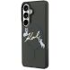 Захисний чохол Karl Lagerfeld IML Choupettes Karl Script Logo MagSafe для Samsung Galaxy S26 (KLHMS26S5HKSCAK) - Black
