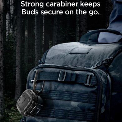 Захисний чохол Spigen Lock Fit для Samsung Galaxy Buds 4 / Buds 4 Pro (ACS11202) - Matte Black